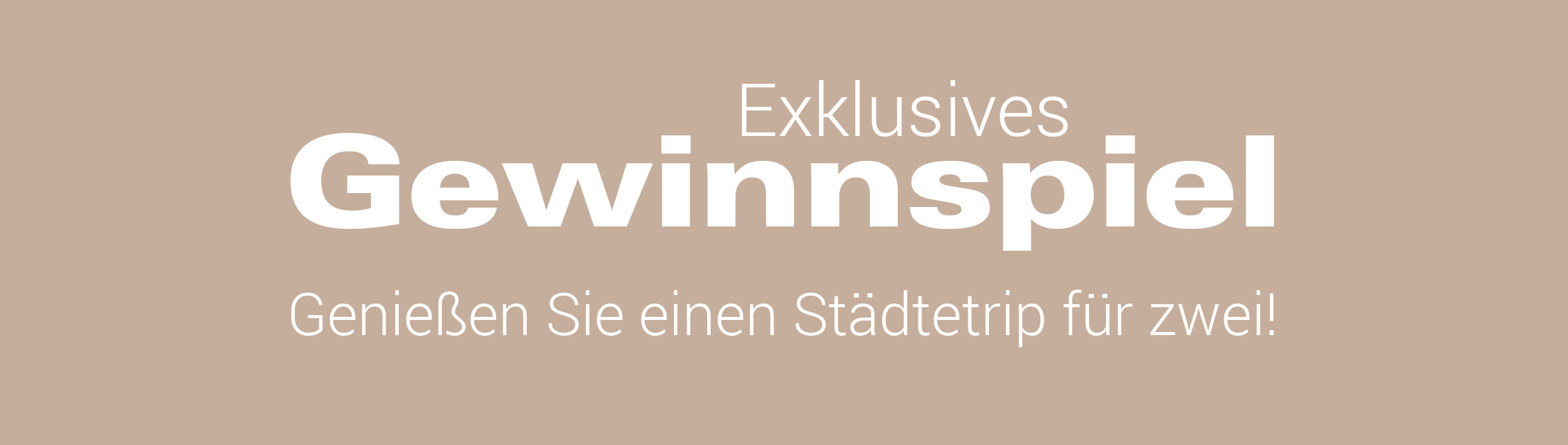 Exklusives Gewinnspiel