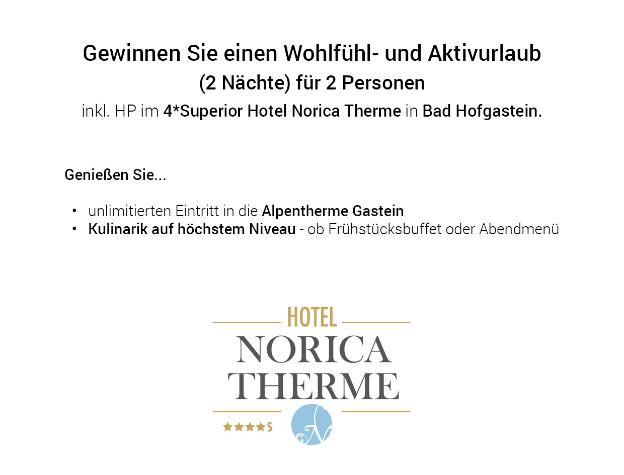 Gewinnspiel Hotel Norica