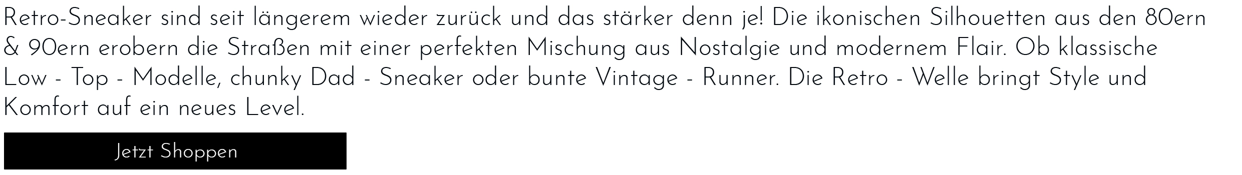 zu den Retro Sneaker