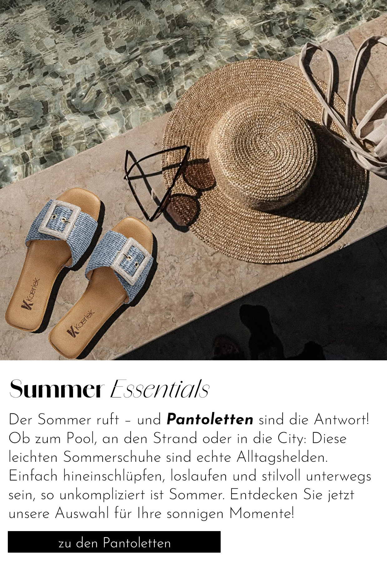 Summer Essentials - Pantoletten