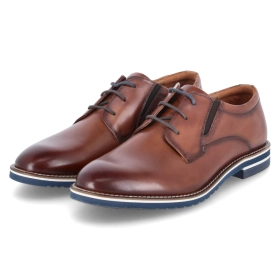 Halbschuhe - cognac