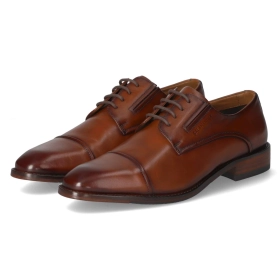 Halbschuhe - cognac