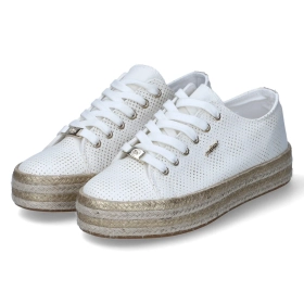 Schnürschuhe - PERLWEISS