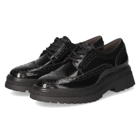 Schnürschuhe - BLACK