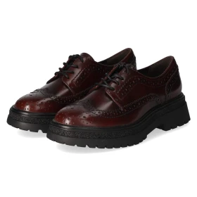 Schnürschuhe - merlot