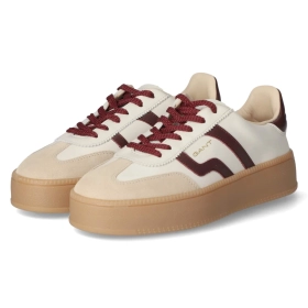 Low Sneaker Cuzmani - offwhite/plumred