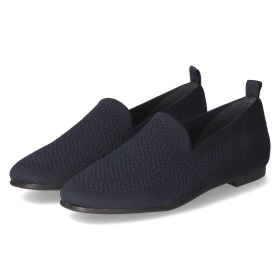 Slipper - blue knitted