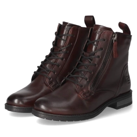 Schnürstiefeletten - bordo