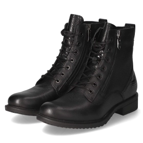 Schnürstiefeletten - black