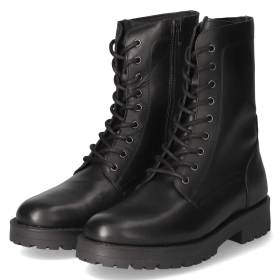 Schnürstiefeletten - black