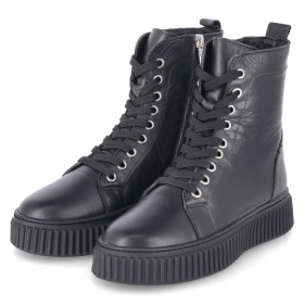Schnürstiefeletten - SCHWARZ