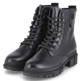 Schnürstiefeletten - black