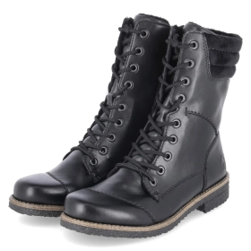 Schnürstiefeletten - schwarz/schwarz