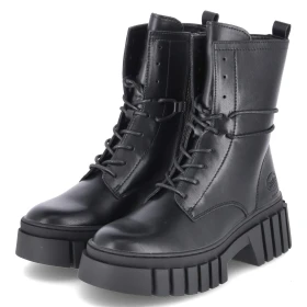 Schnürboots - schwarz