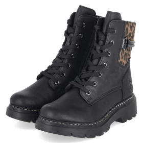Schnürboots - schwarz