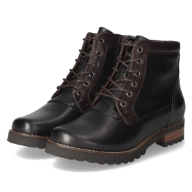 Schnürstiefeletten - Black/TDM
