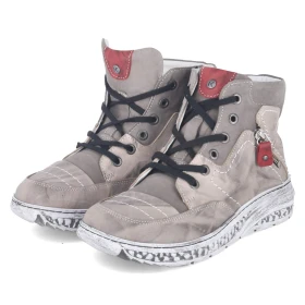 Schnürstiefel - grau