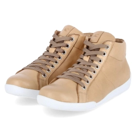 Schnürstiefeletten - camel