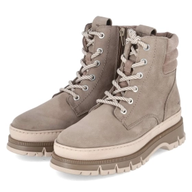 Schnürboots - taupe