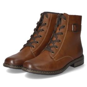 Schnürstiefeletten - braun