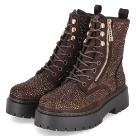 Schnürboots - dk. brown