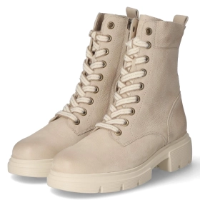 Schnürstiefeletten - beige
