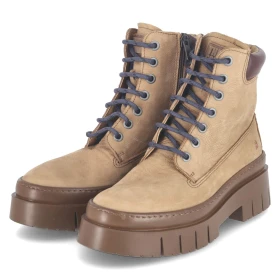 Schnürrboots AMBERES - karamel