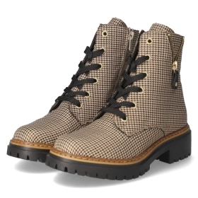 Schnürstiefeletten - Beige