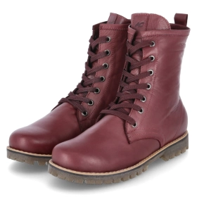 Schnürstiefeletten - burgund