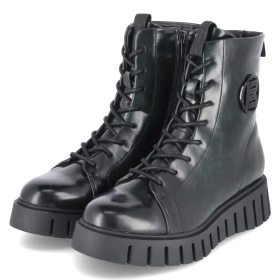 Schnürboots - dark green