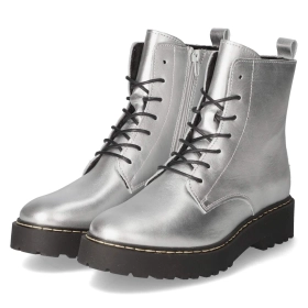 Schnürstiefeletten - SILVER
