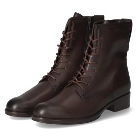 Schnürstiefeletten - mocca (Effekt)