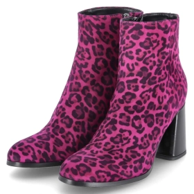 Ankle Boots - ciclamino/nero