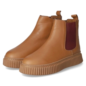 Chelsea Boots - braun/burgund