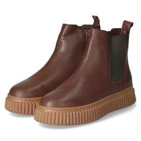 Chelsea Boots - mokka/oliv