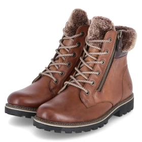 Winterstiefeletten - braun kombi