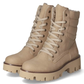 Schnürstiefel - beige