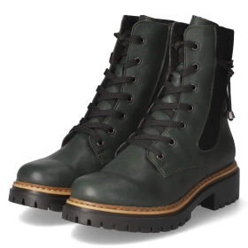 Schnürstiefeletten - Grün
