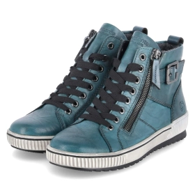 Schnürstiefeletten - Blau