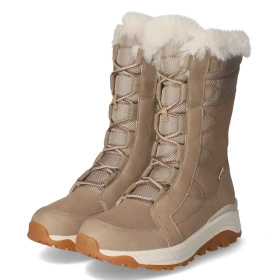 Schnürstiefel - beige