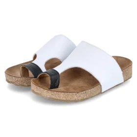 Zehentrenner ANKA - weiss/schwarz