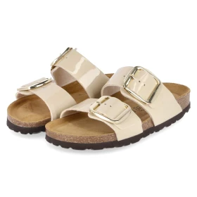 Pantoletten - beige