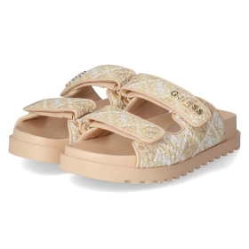 Pantoletten - cream