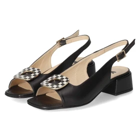 Slingsandaletten - schwarz