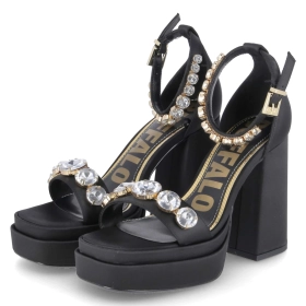 Sandaletten MAY NEAT ICE - black/silver