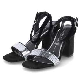 Sandaletten CHARLOTTE GLAM - black/silver