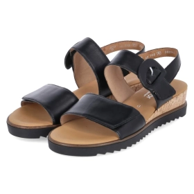 Keilsandalen - schwarz(Kork/schw)