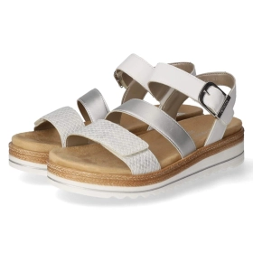 Sandalen - silber/platin