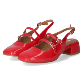 Slingpumps - RED PATENT