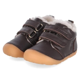 Barfuß-Klettschuhe CARTER LAMB BAREFOOT - dark brown Barfuß-Klettschuhe CARTER LAMB BAREFOOT - dark brown